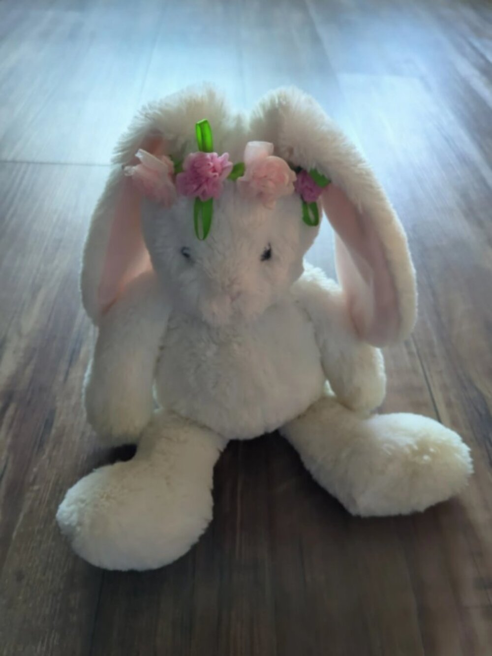 Rare GUND Dahlia Easter Bunny 18" White Plush
